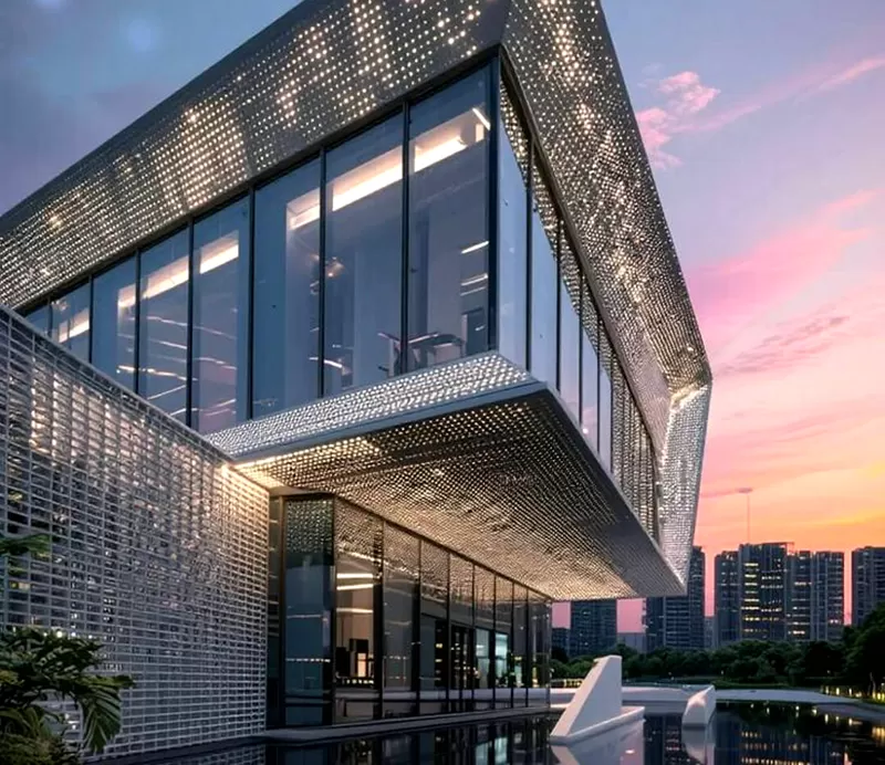 architecture exterior metal wall panels design