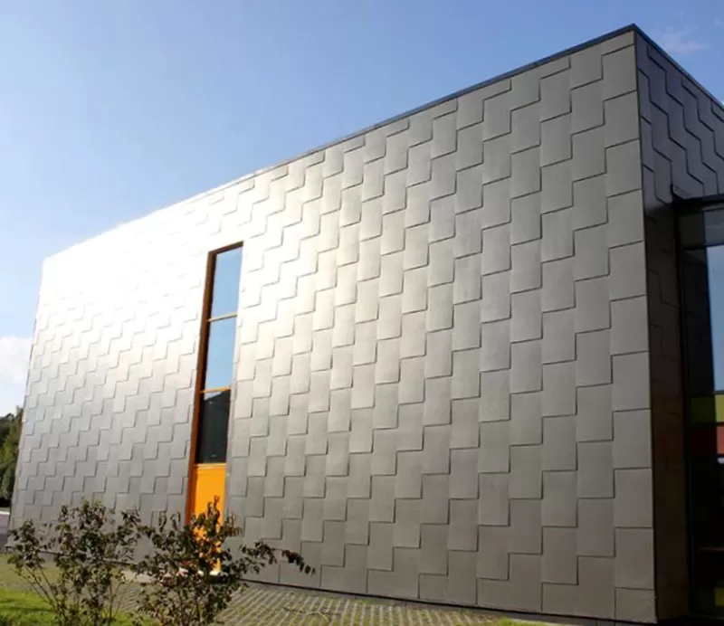 architectural stainless steel wall