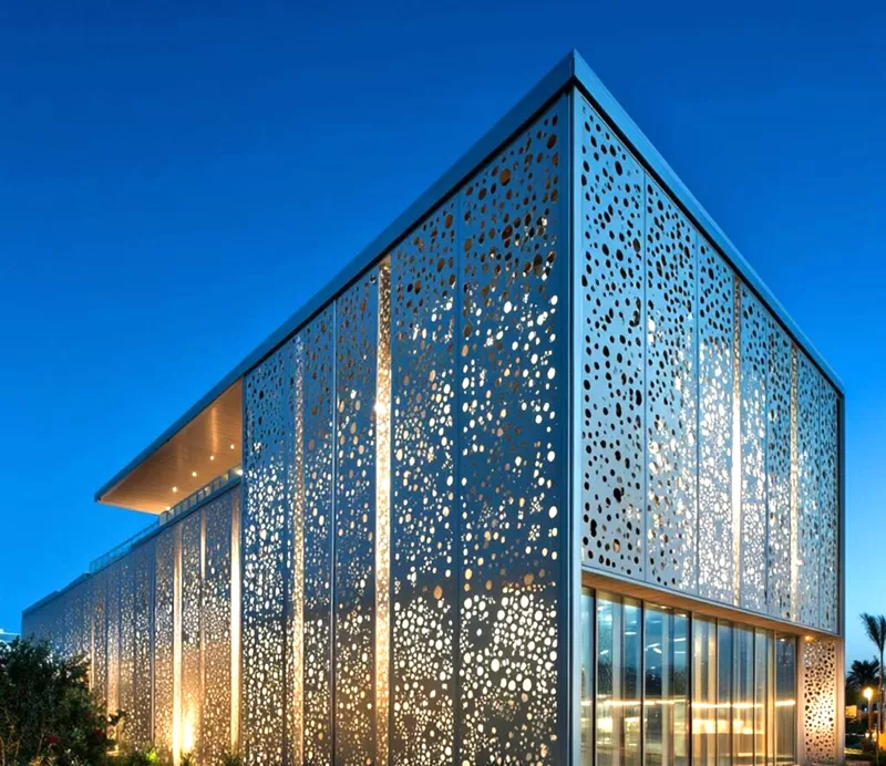 CNC laser wall facade 