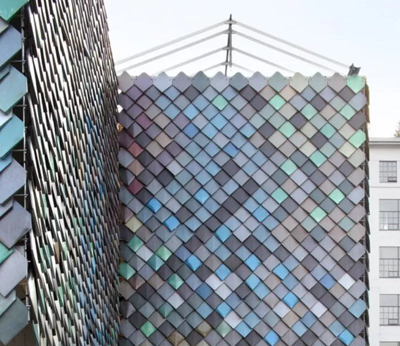 building facade metal panels