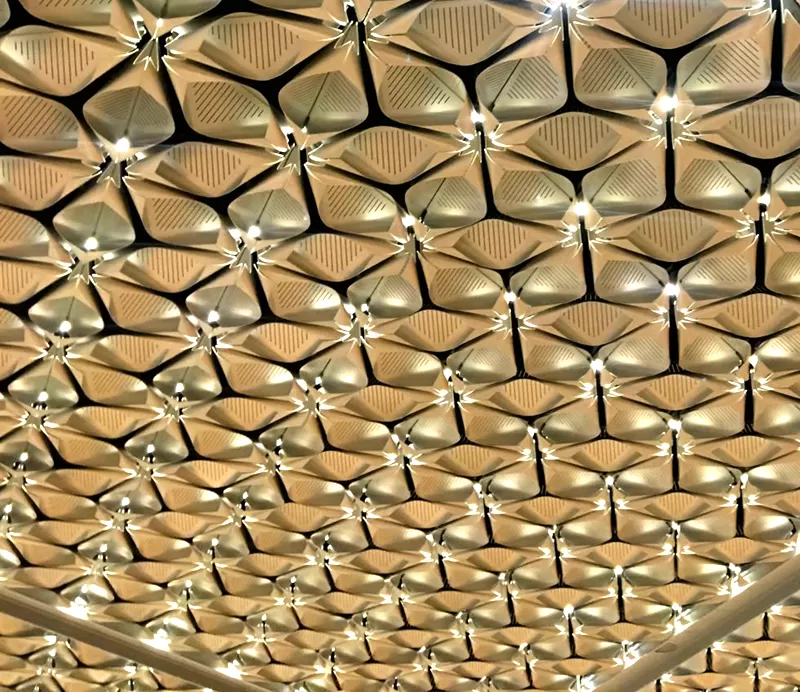 PVD stainless steel partition