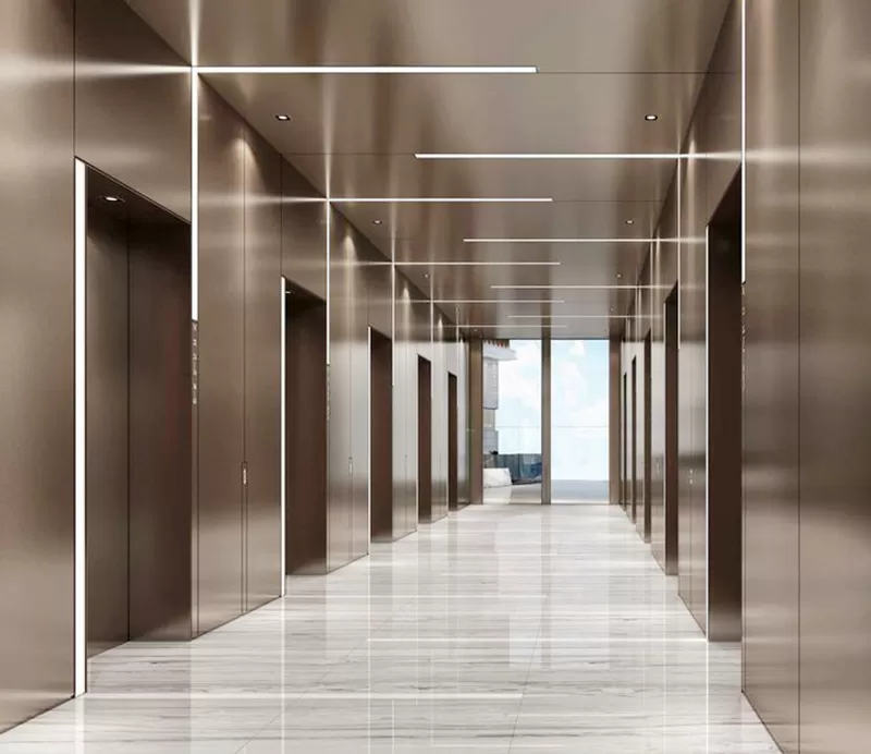 elevator interior wall panels
