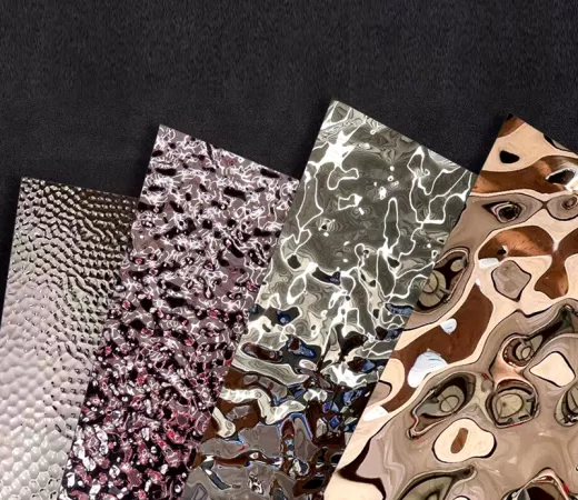Advantages and Applications of Water Ripple Stainless Steel Sheets