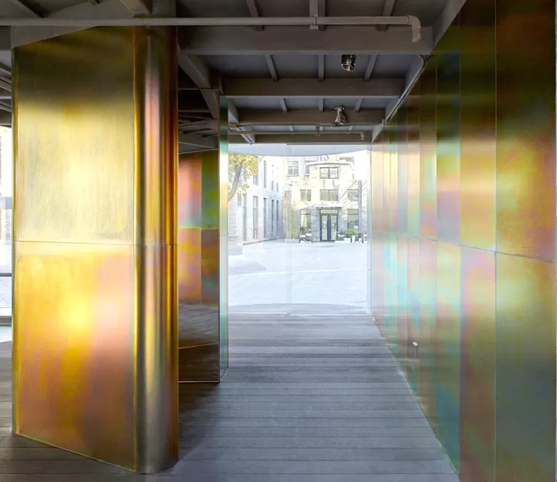 PVD stainless steel wall panels 