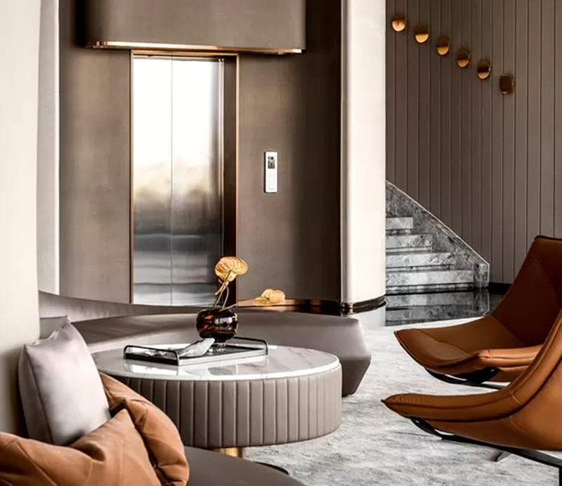 anti-fingerprint stainless steel  elevator entrance panels  