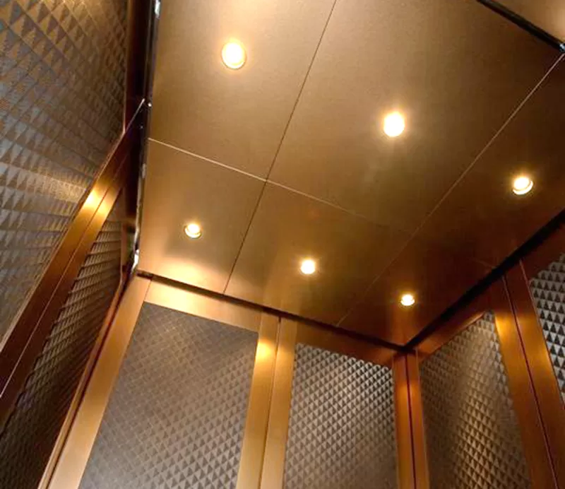 PVD-coated finishes Elevator Ceiling 