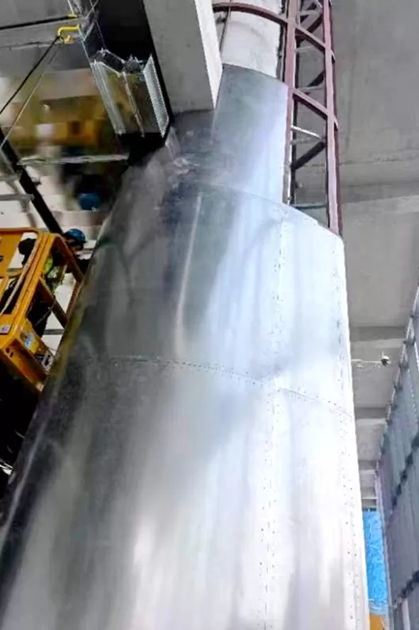 Stainless Steel Column Cladding for Beijing Hospital