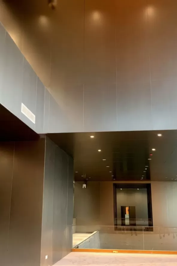 custom stainless steel office project