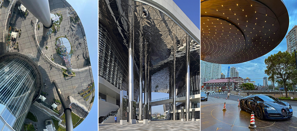 Stainless Steel Shaped Canopy