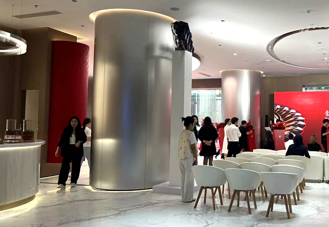 4S dealership interior metal works