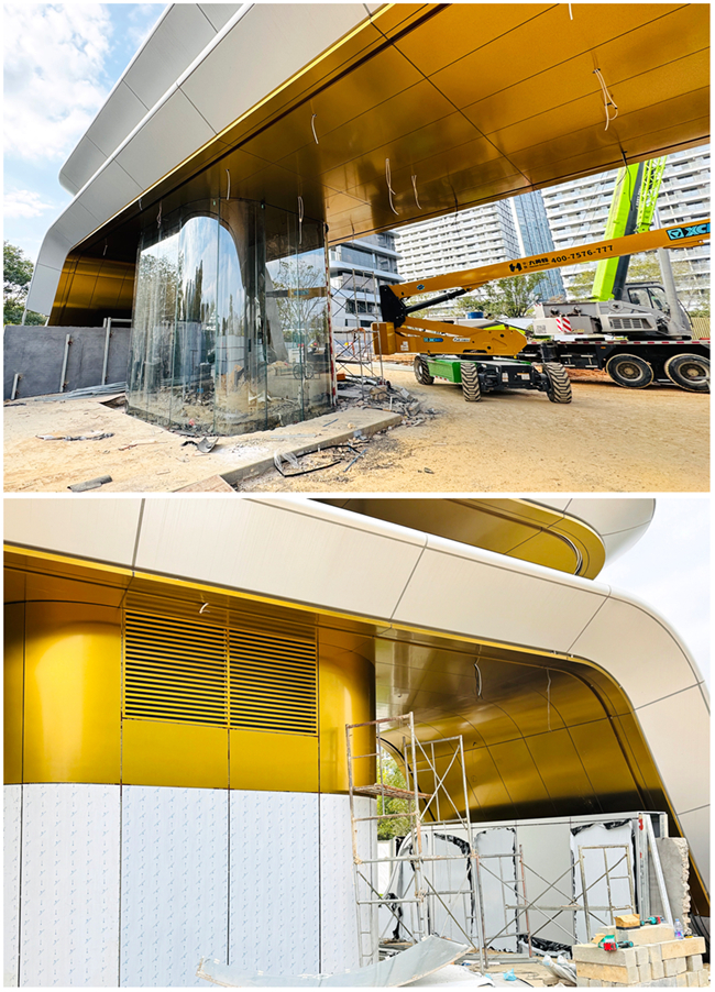 stainless steel honeycomb panels for luxury spaces