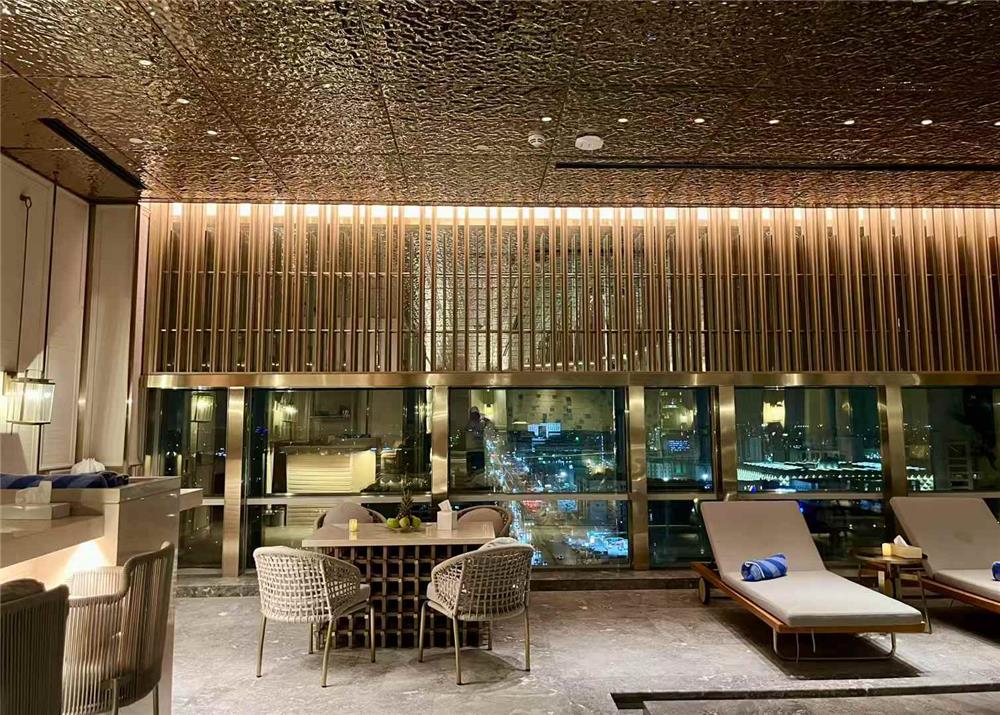Luxury Hotel Lobby Stainless Steel Screen